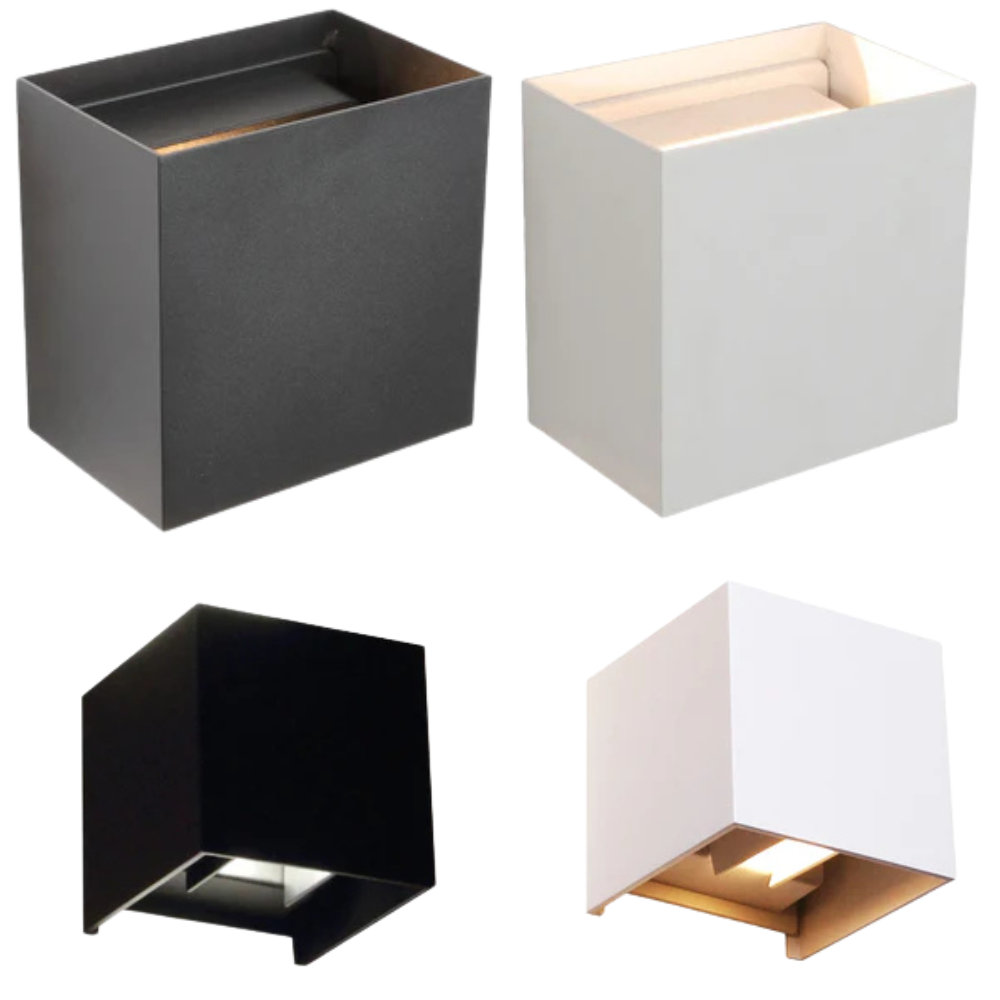 TOCA: Exterior LED Adjustable Lens Cover Surface Mounted Up/Down Wall Lights IP54