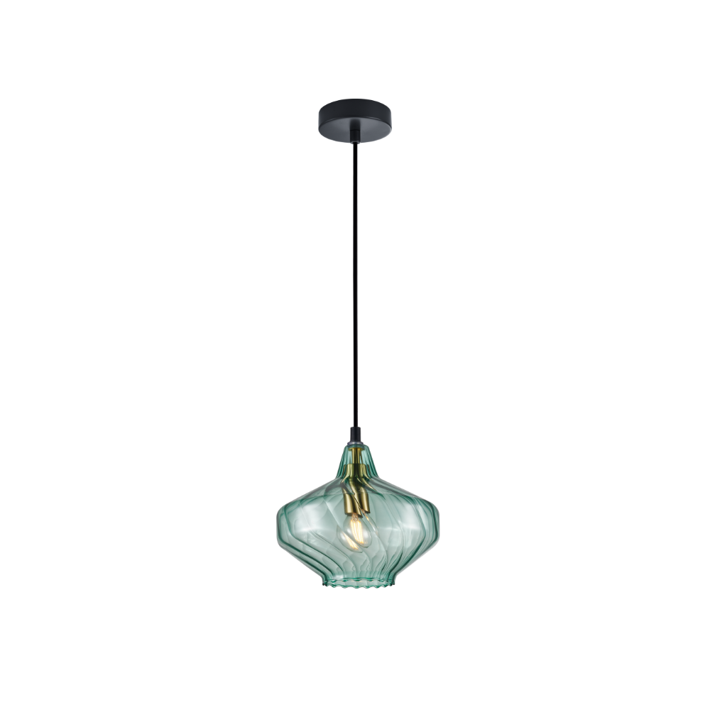 CAMPANA: Interior Wine Glass Shape Ribbed Pendant Lights