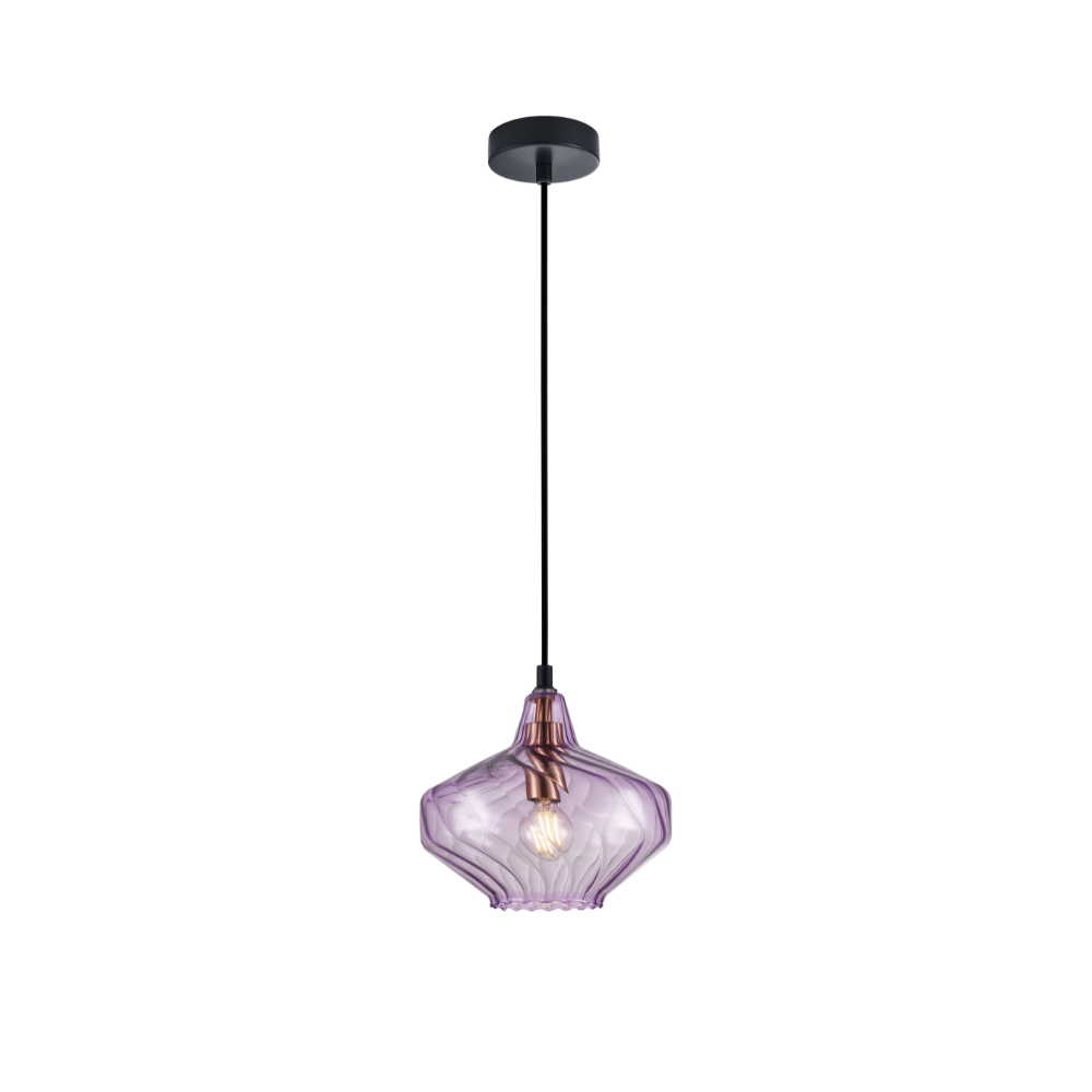 CAMPANA: Interior Wine Glass Shape Ribbed Pendant Lights