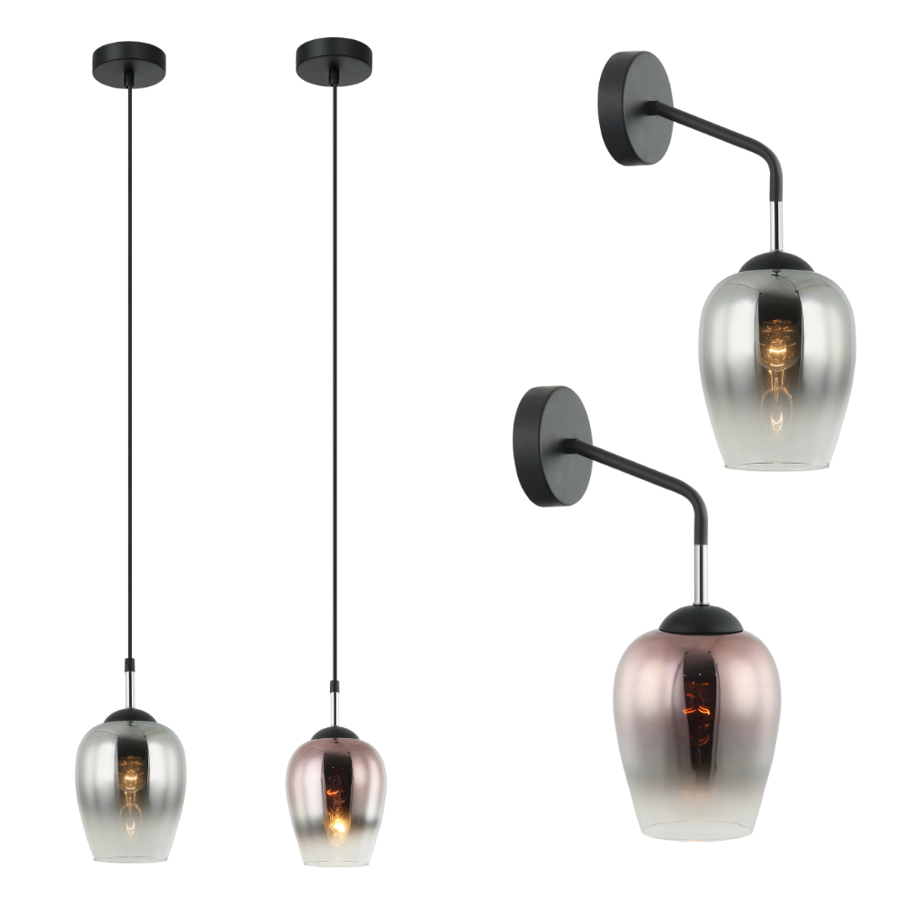 VINUM: Interior Wine Glass Shape with Colour Fading Effect Wall Lights