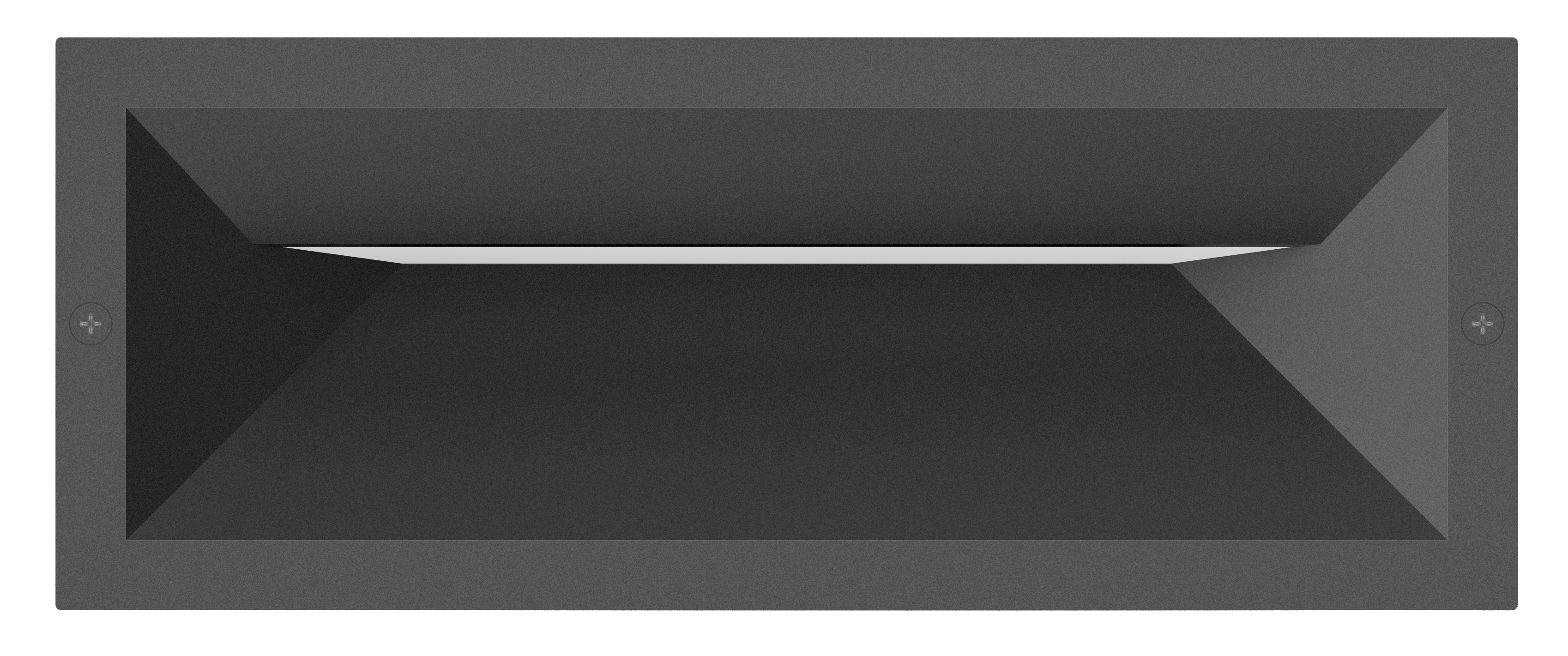 BRICKTRI: LED Tri-CCT Exterior Recessed Rectangular Wall / Brick Lights IP65