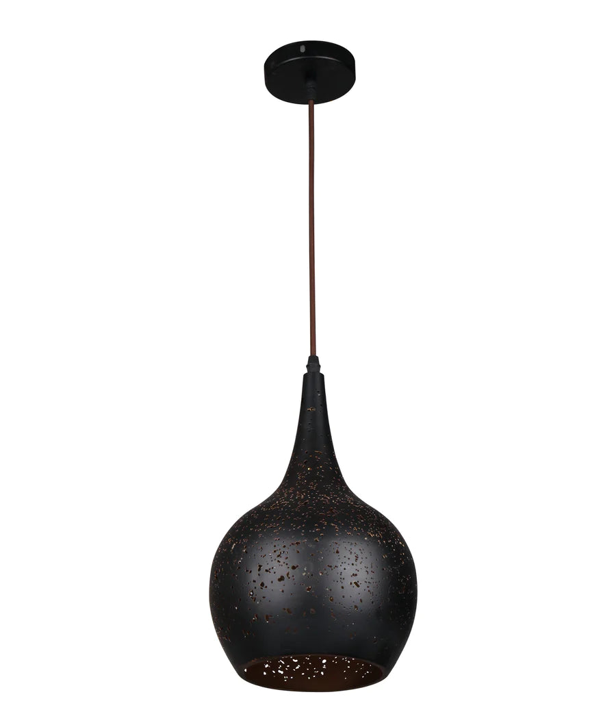 CELESTE: Bohemian Rustic Ellipse Shape Pendant Light