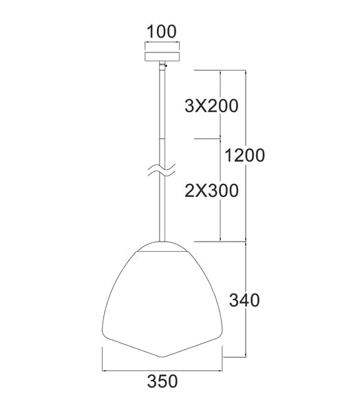CIOTOLA: Interior Tipped Small Dome Frosted Glass Pendant Lights