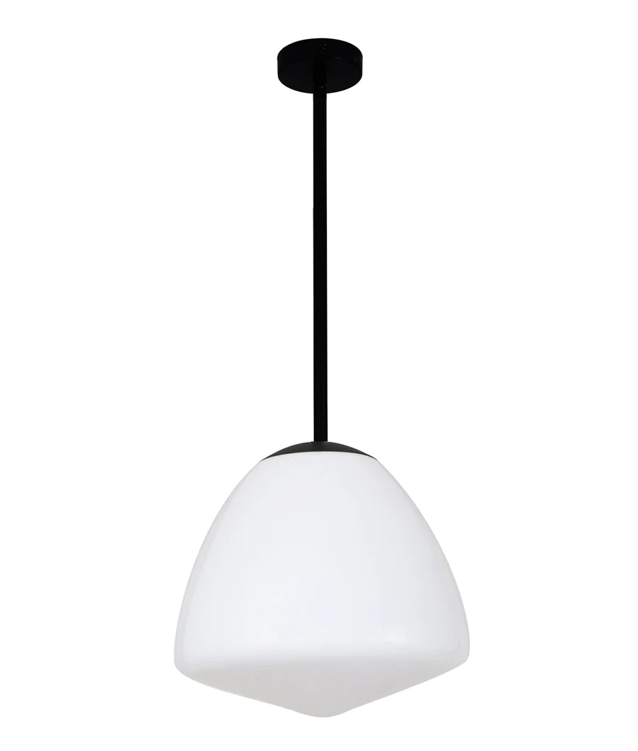 CIOTOLA: Interior Tipped Small Dome Frosted Glass Pendant Lights