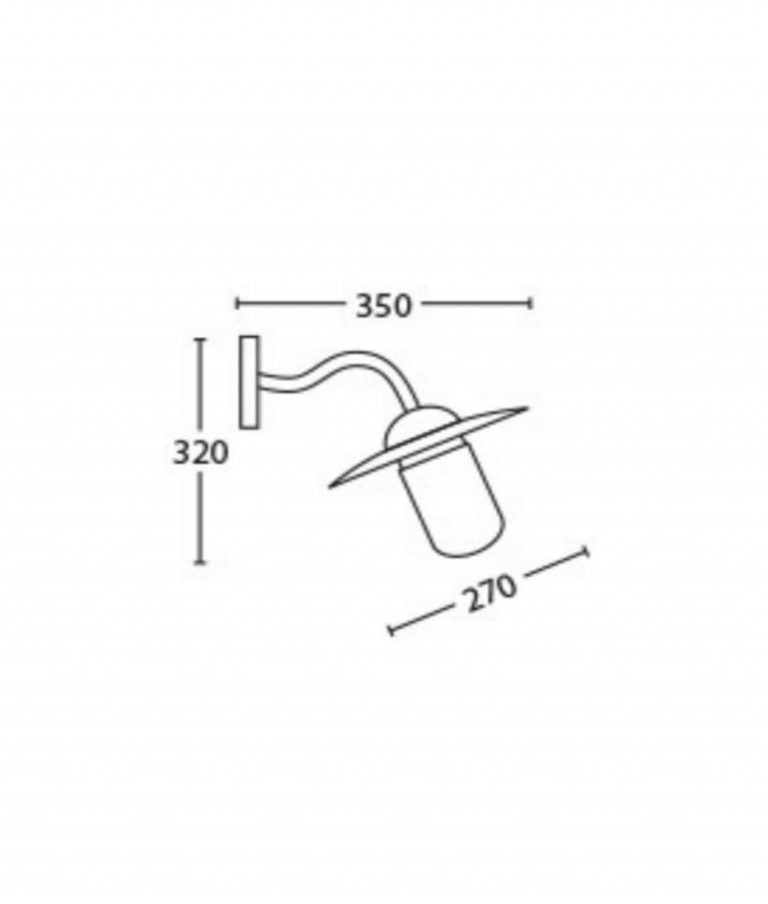 DEKSEL: Industrial Matte Black Exterior/Interior Wall Light With Clear Glass IP54