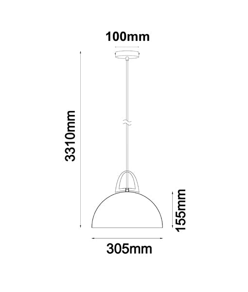 LEGNA: Retro Replica Wood Dome Shape Pendant Lights