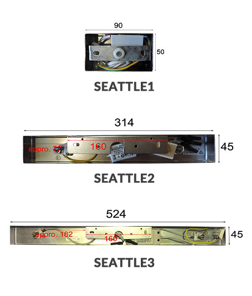 SEATTLE: City Series LED Interior Adjustable Chrome Wall Light