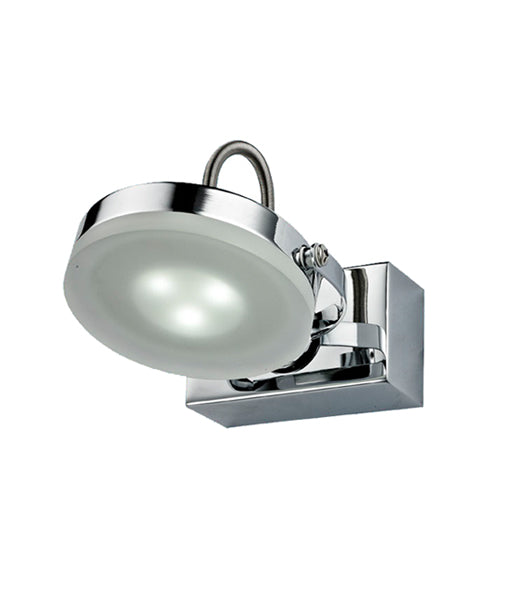 SEATTLE: City Series LED Interior Adjustable Chrome Wall Light