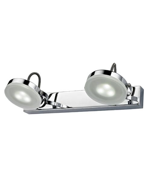 SEATTLE: City Series LED Interior Adjustable Chrome Wall Light
