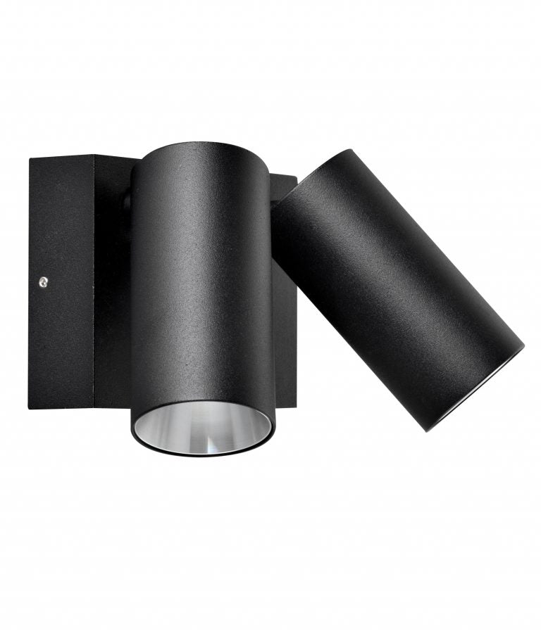 SEC Exterior Security LED Wall Light, Adjustable Single/DoubleLight with/without sensor