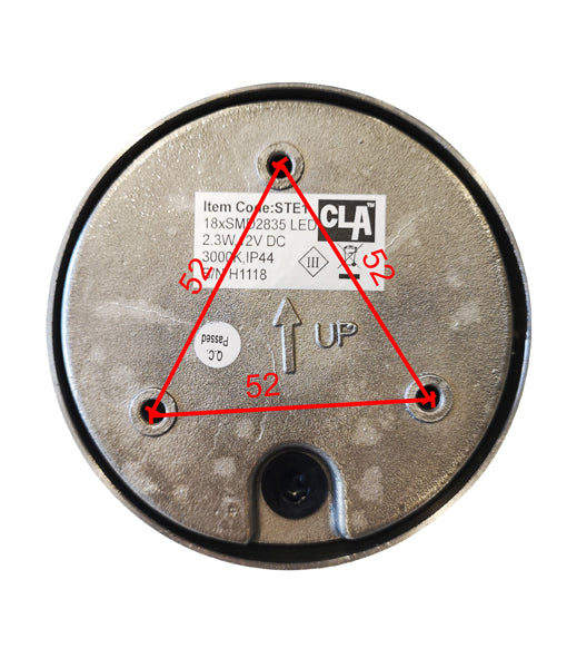 STE: LED Exterior Surface Mounted Eyelid Step / Wall Lights  240V IP44