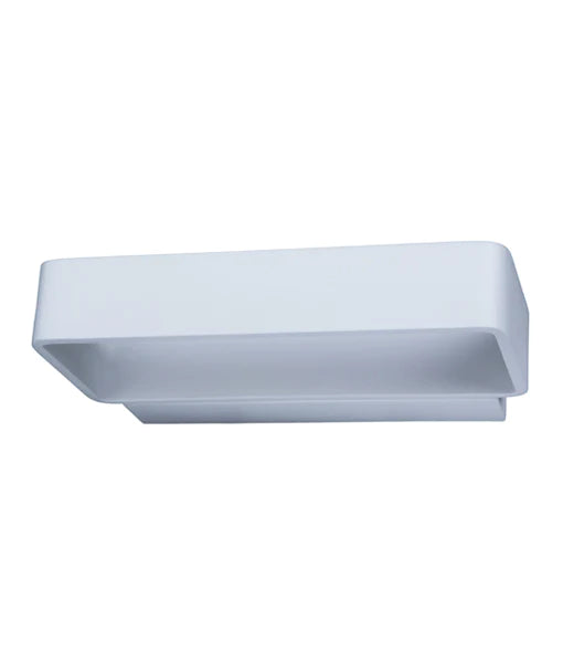 VENICE: City Series LED Interior Matte White Rectangular Up/Down Wall Light