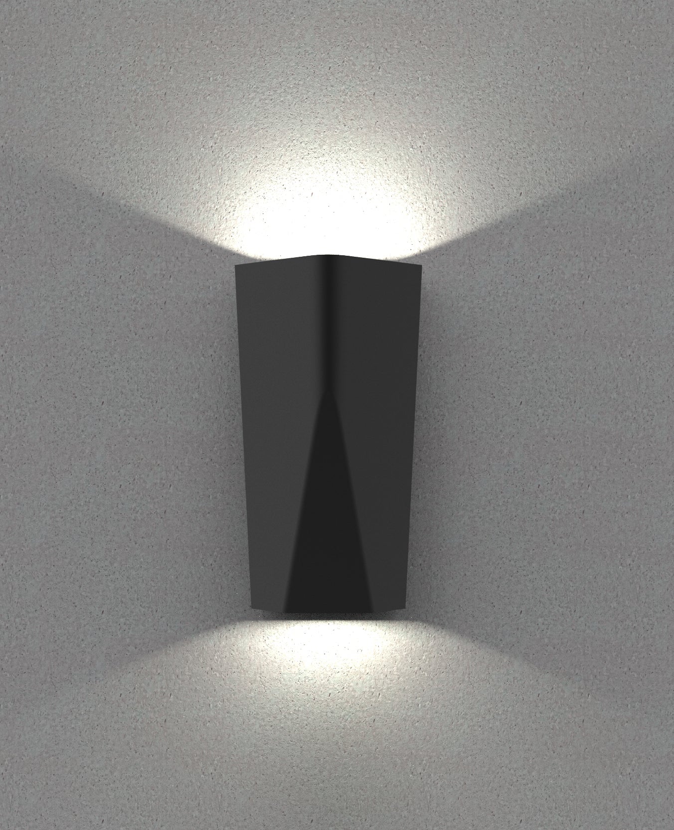 WIGTRI: Exterior LED Tri-CCT Surface Mounted Featured Up/Down Wall Lights IP65