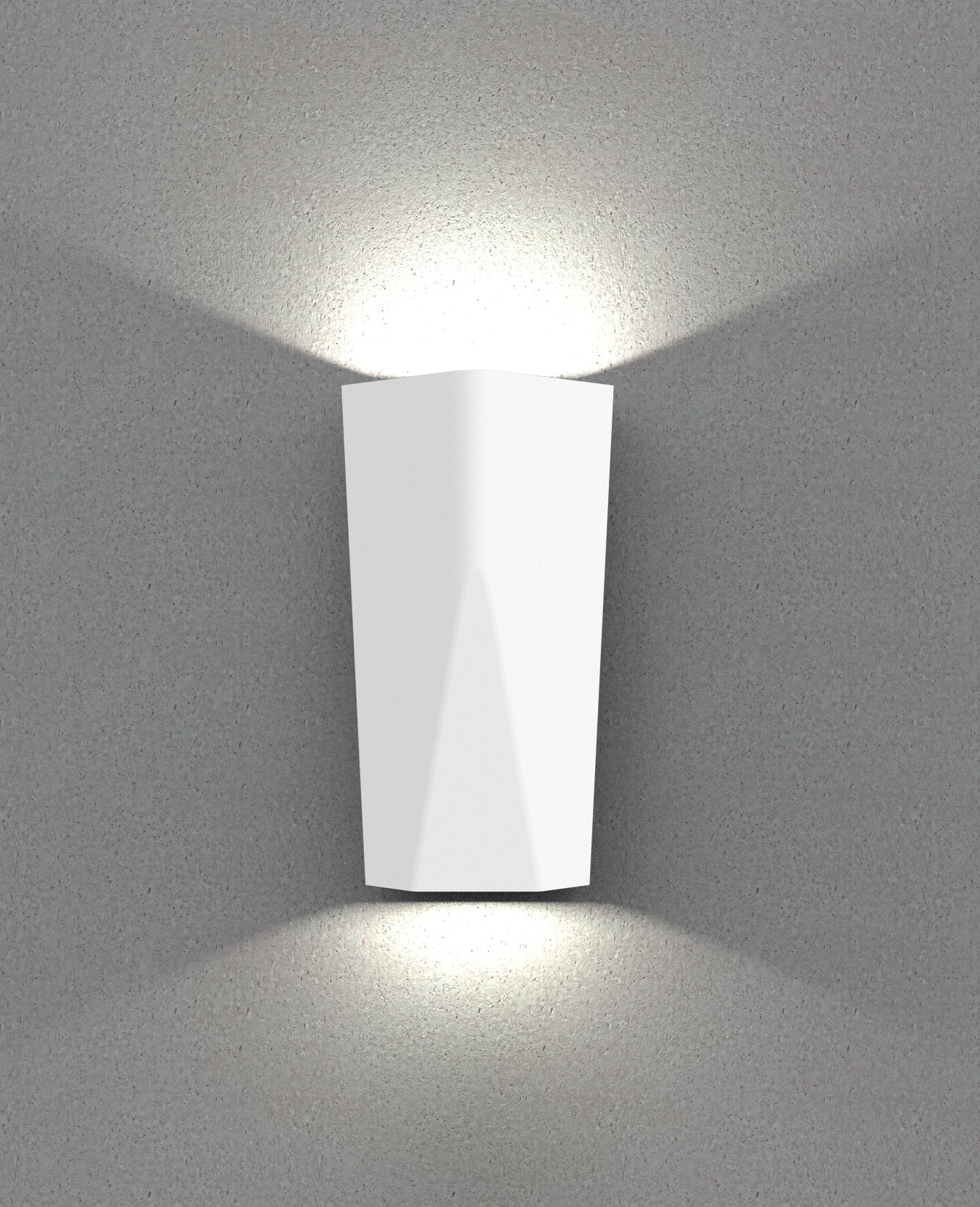 WIGTRI: Exterior LED Tri-CCT Surface Mounted Featured Up/Down Wall Lights IP65