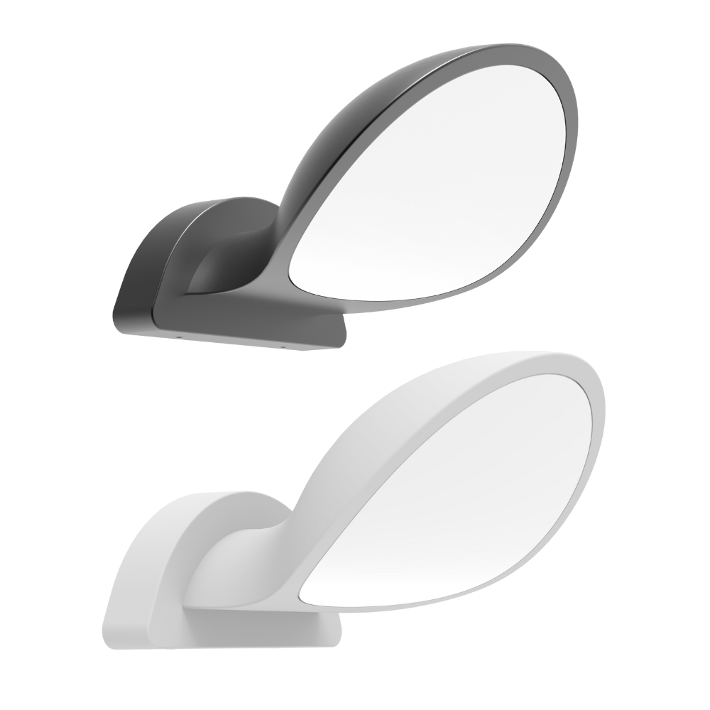 BOCINA: Exterior LED Semicircle Surface Mounted Wall Lights IP65