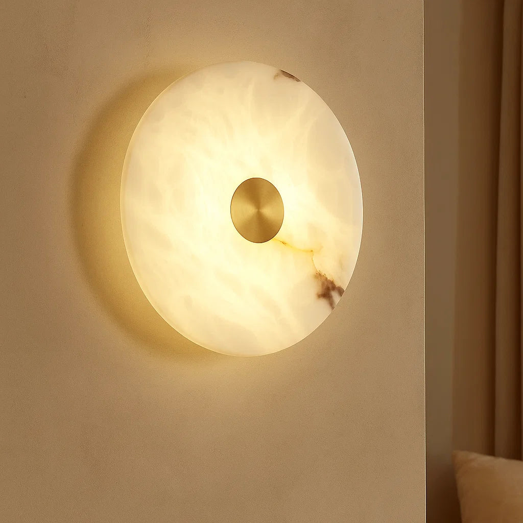 BOWER Alabaster Stone Wall Lights
