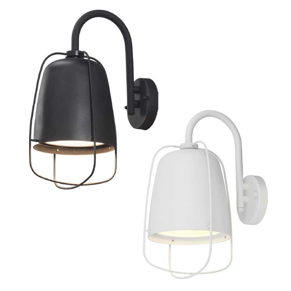HINK: Exterior Cage Surface Mounted Wall Lights IP44
