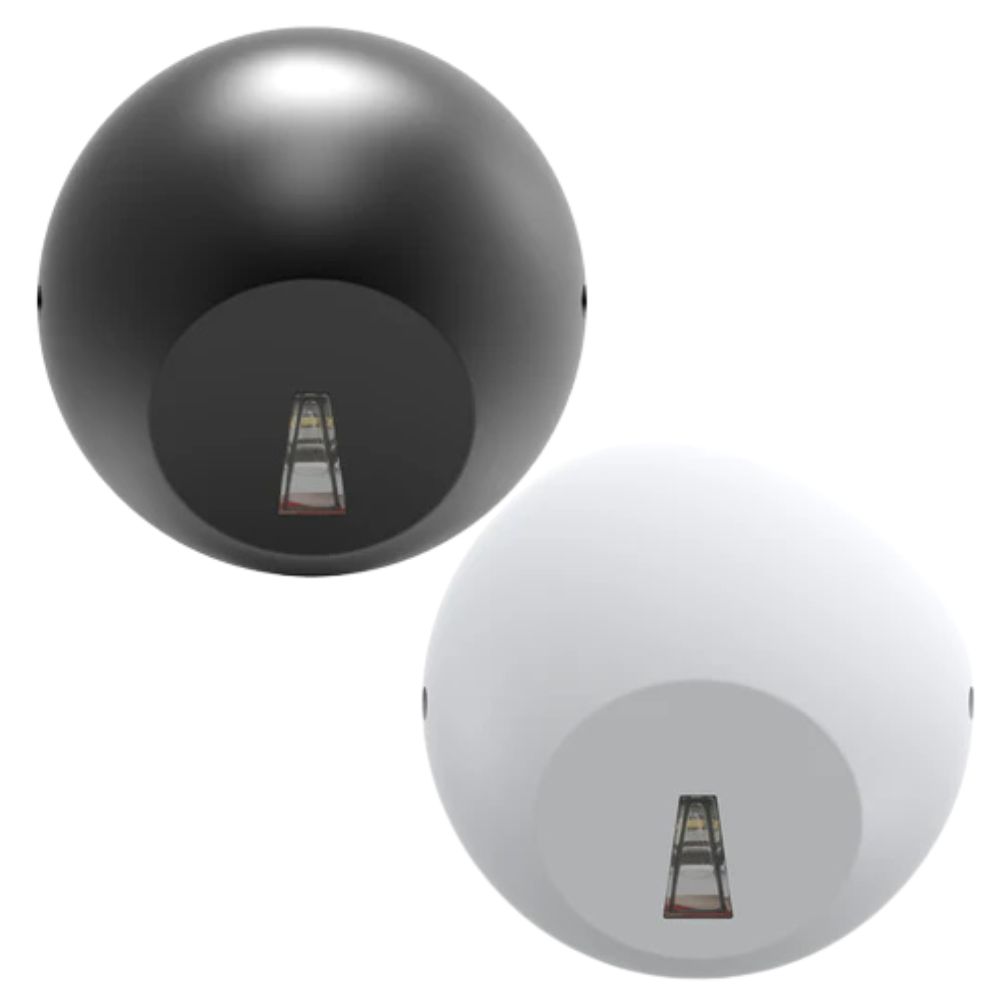 STE: LED Exterior Surface Mounted Round Step / Wall Lights IP65