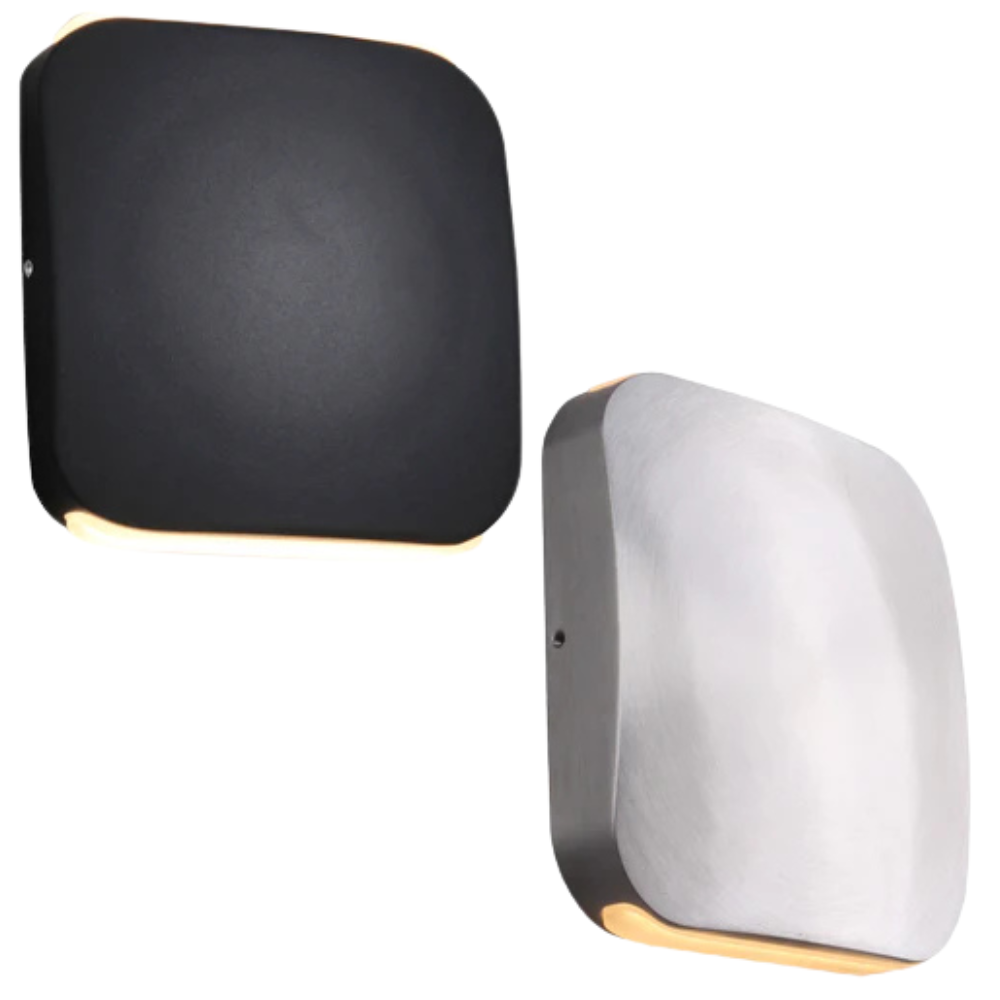 VOX: Surface Mounted LED Exterior Square Up/Down Wall Lights IP54