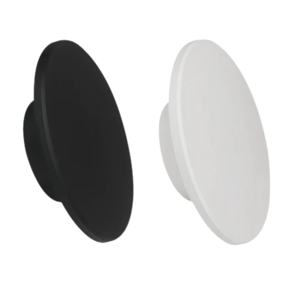 SHADOWTRI: Exterior LED Tri-CCT Round Backlit Wall Lights IP65 & IK08