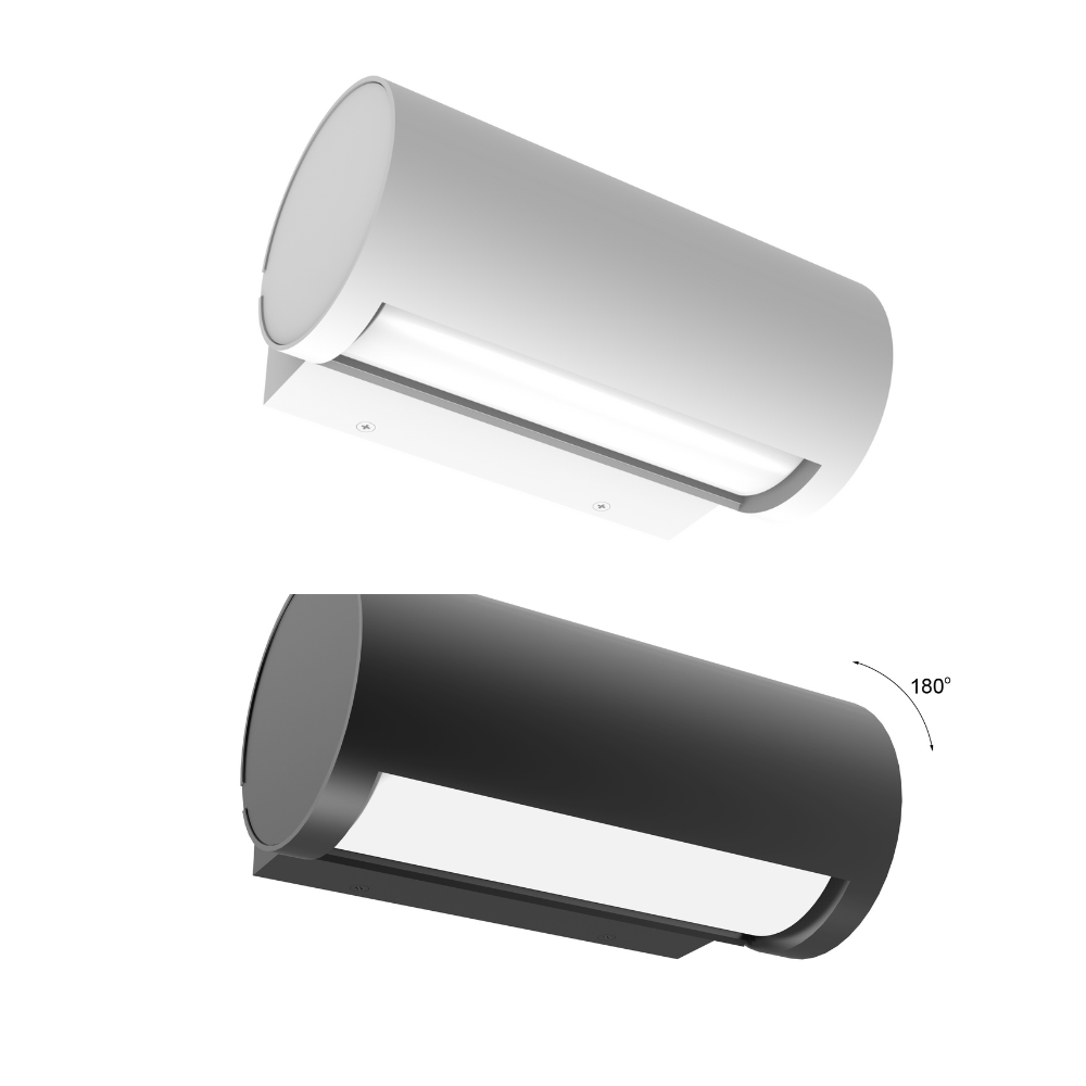 SOMBRA: Exterior LED Adjustable Eyelid Surface Mounted Wall Lights IP65