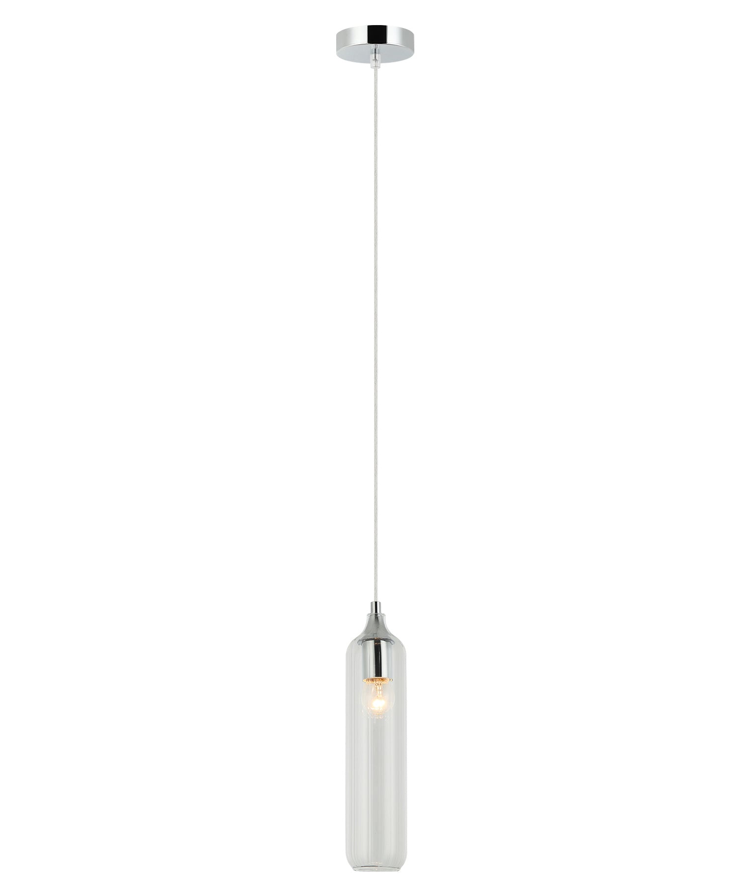 MANGA: Interior Glass Cylinder Pendant Lights