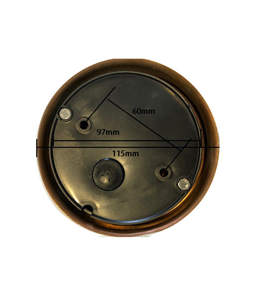 DEKSEL: Industrial Matte Black Exterior/Interior Wall Light With Clear Glass IP54