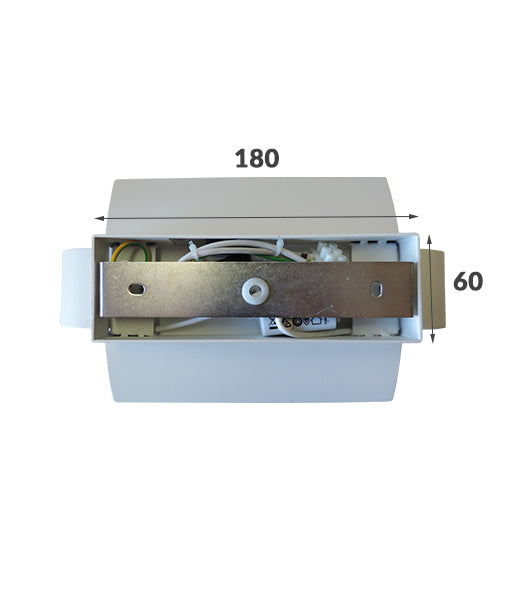 DUBAI: City Series LED Interior Matte White Curved Wall Light