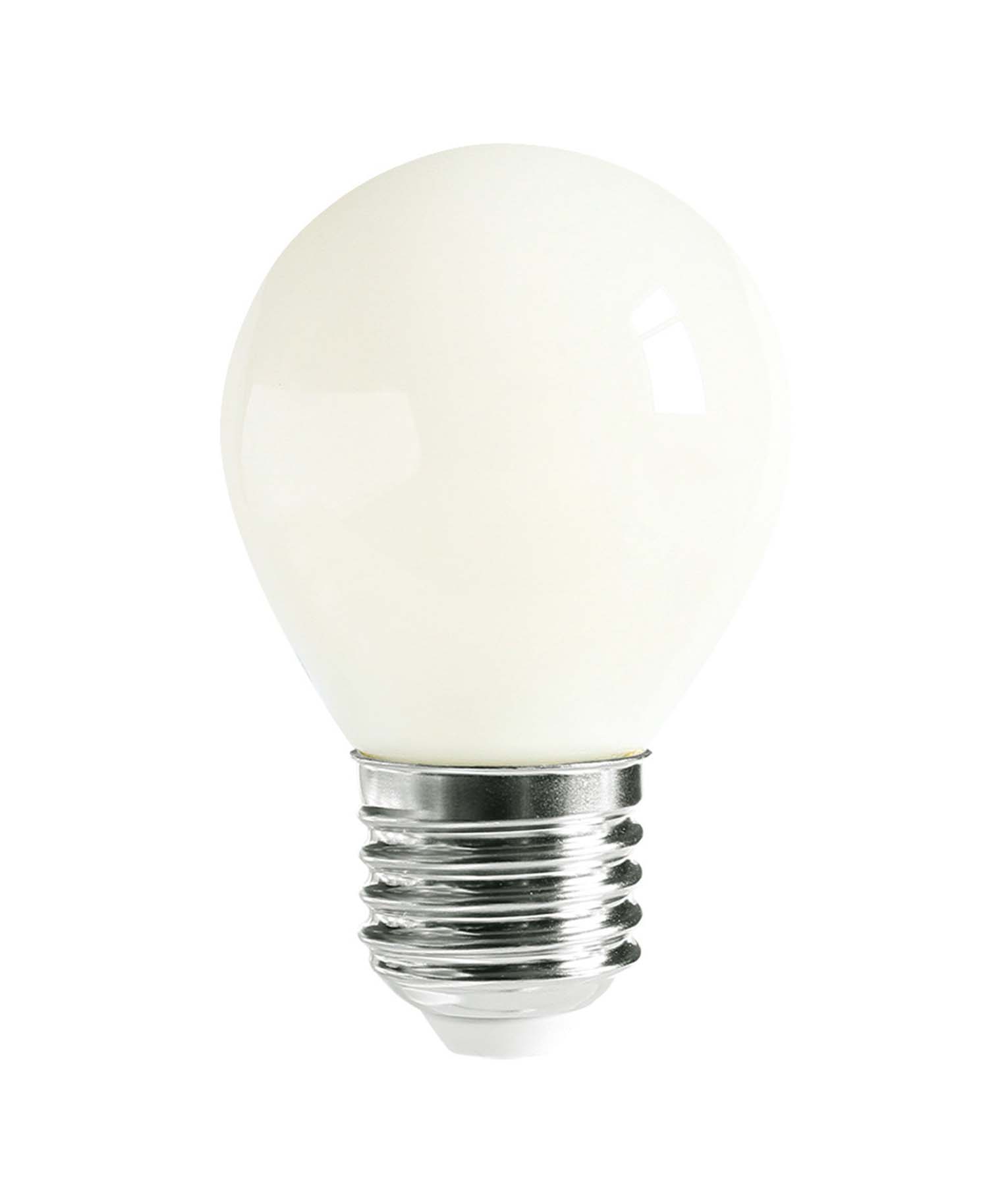 Fancy Round Filament Frosted LED Globes (4W)