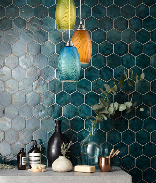 GLAZE: Hand Blown Glass Pendant Lights