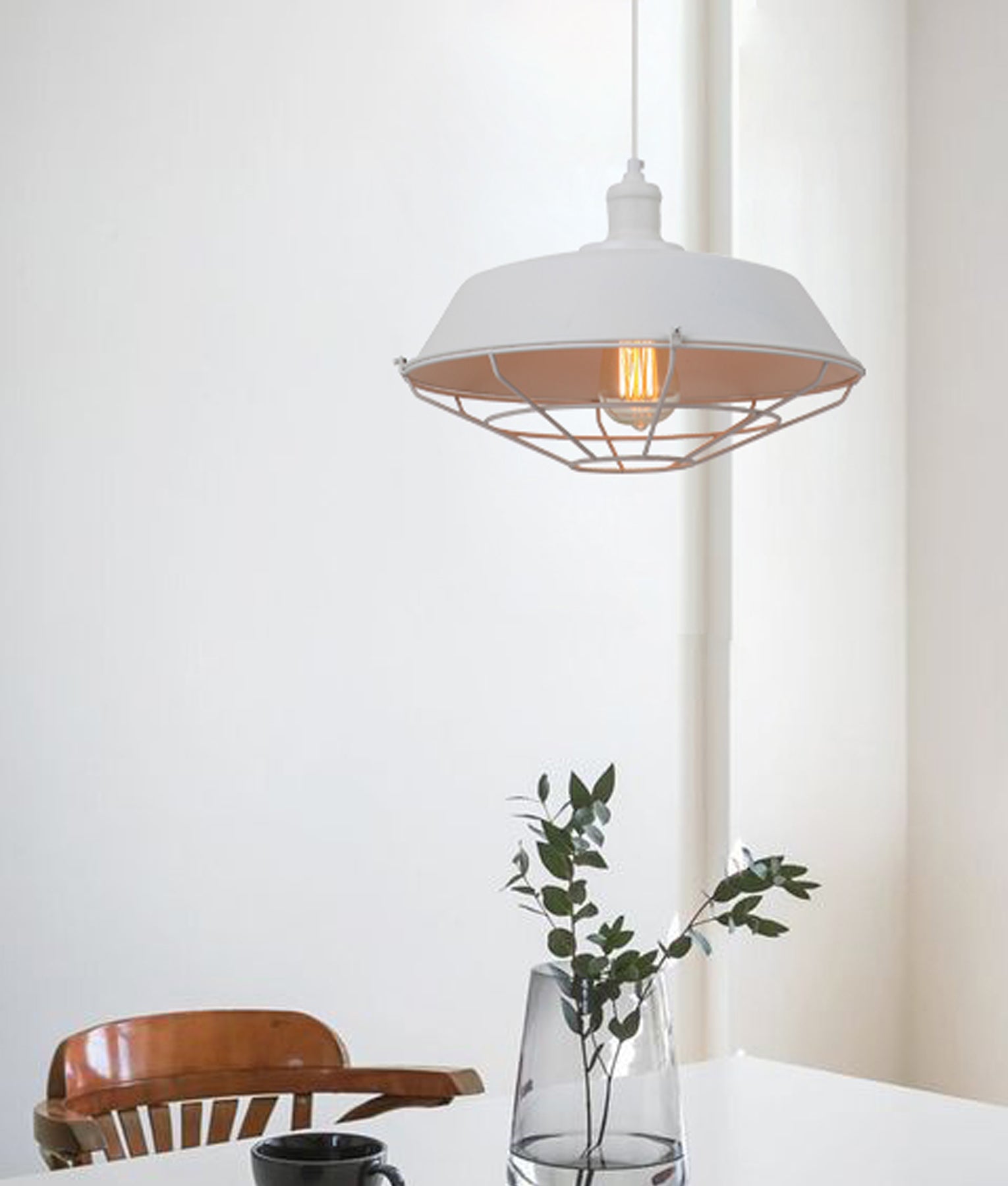 MATRIX: Industrial Iron Dome & Cage Pendant Lights
