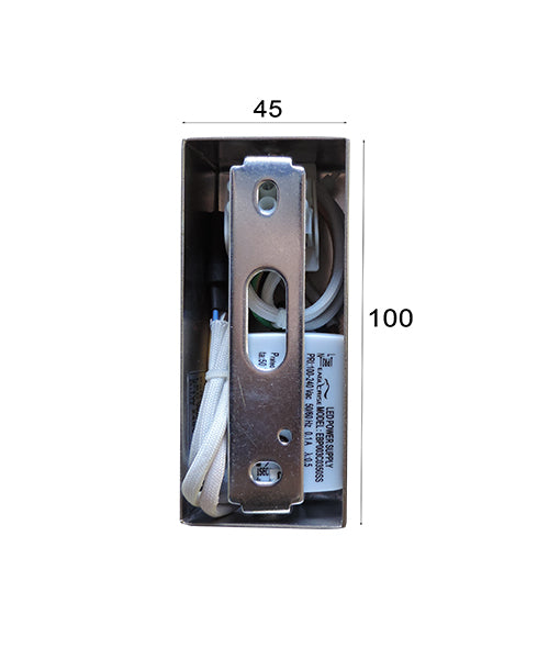 ROME: City Series LED Interior Satin Chrome Tubular Up/Down Wall Light