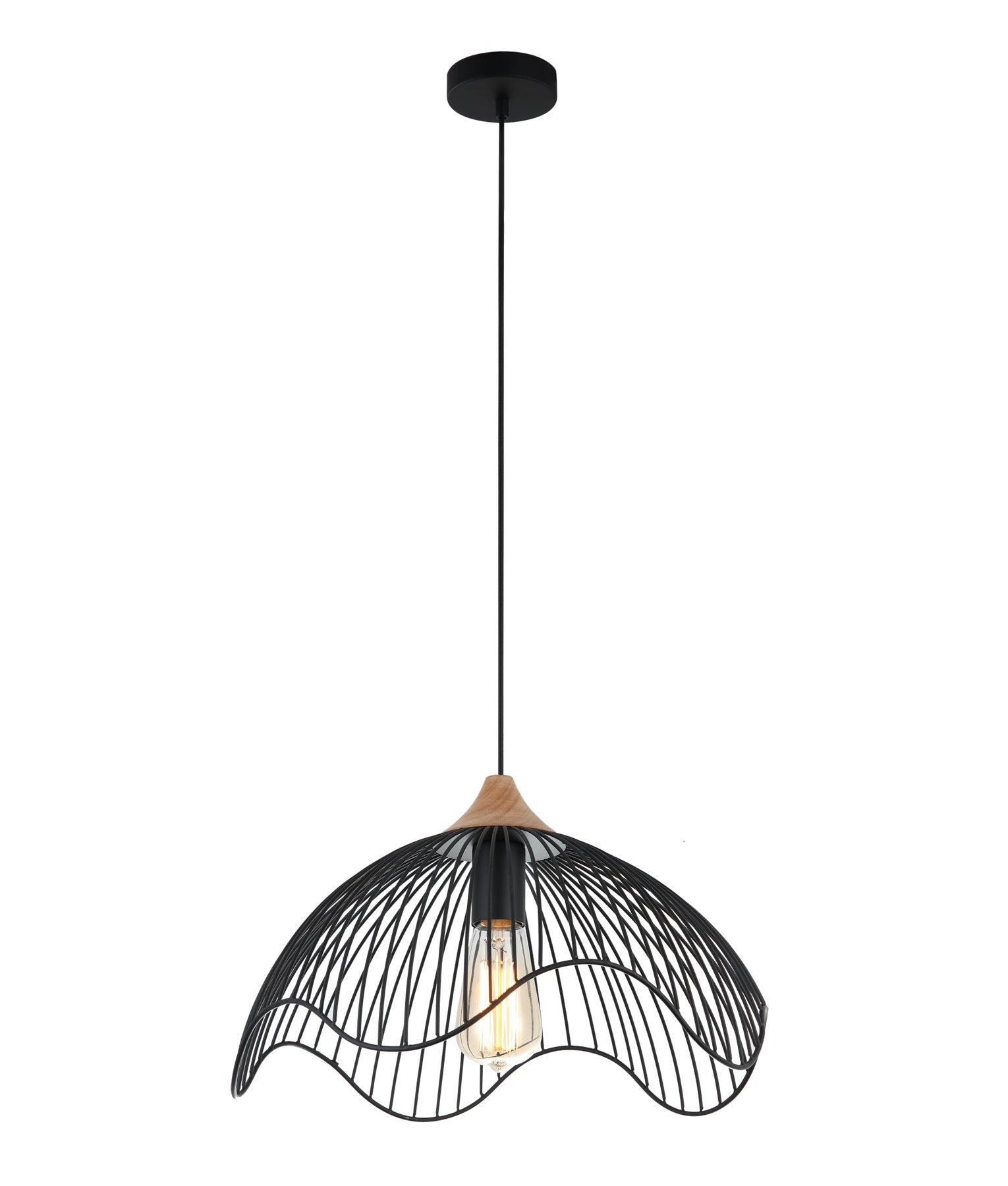 SPIAGGIA: Wavy Edge Pendant Lights