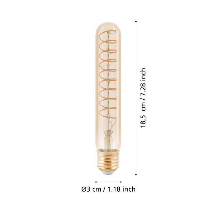 T30 Light Globe, 4W LED (Amber)