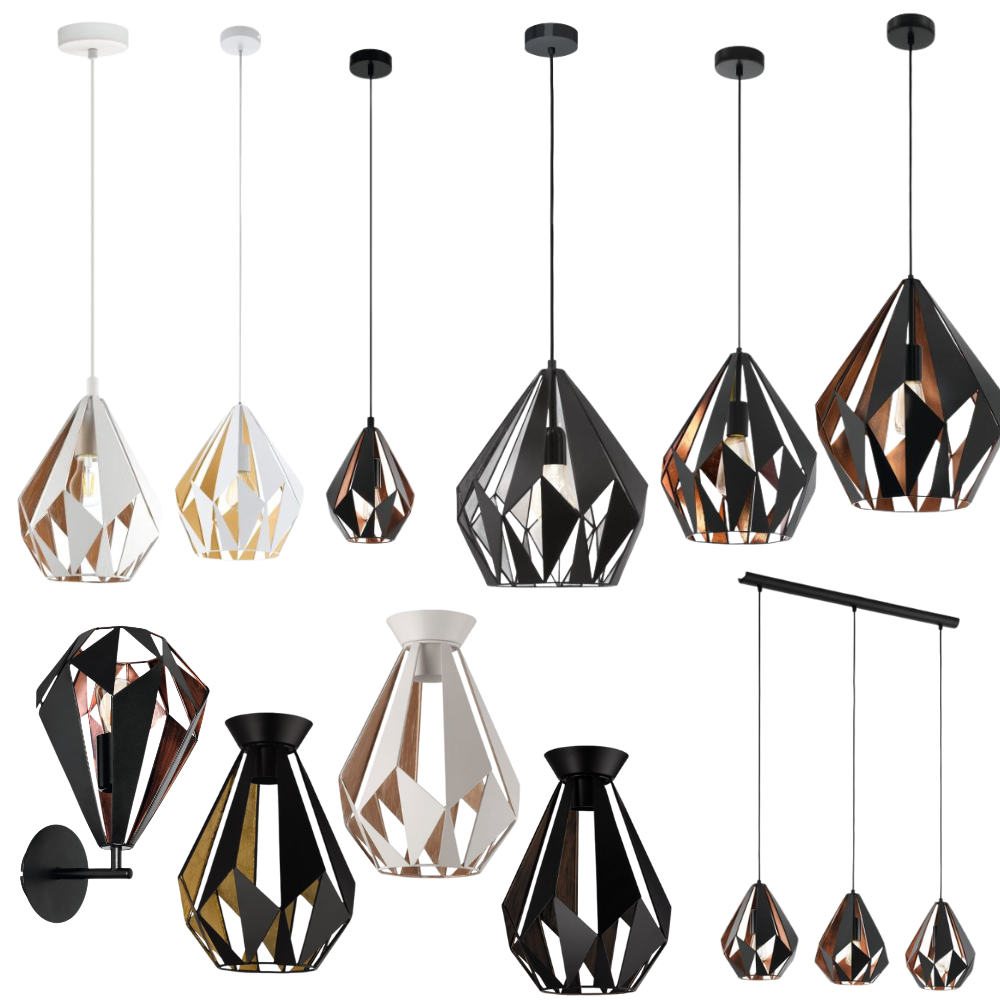CARLTON Geometric Pendants and DIY Pendant Shades