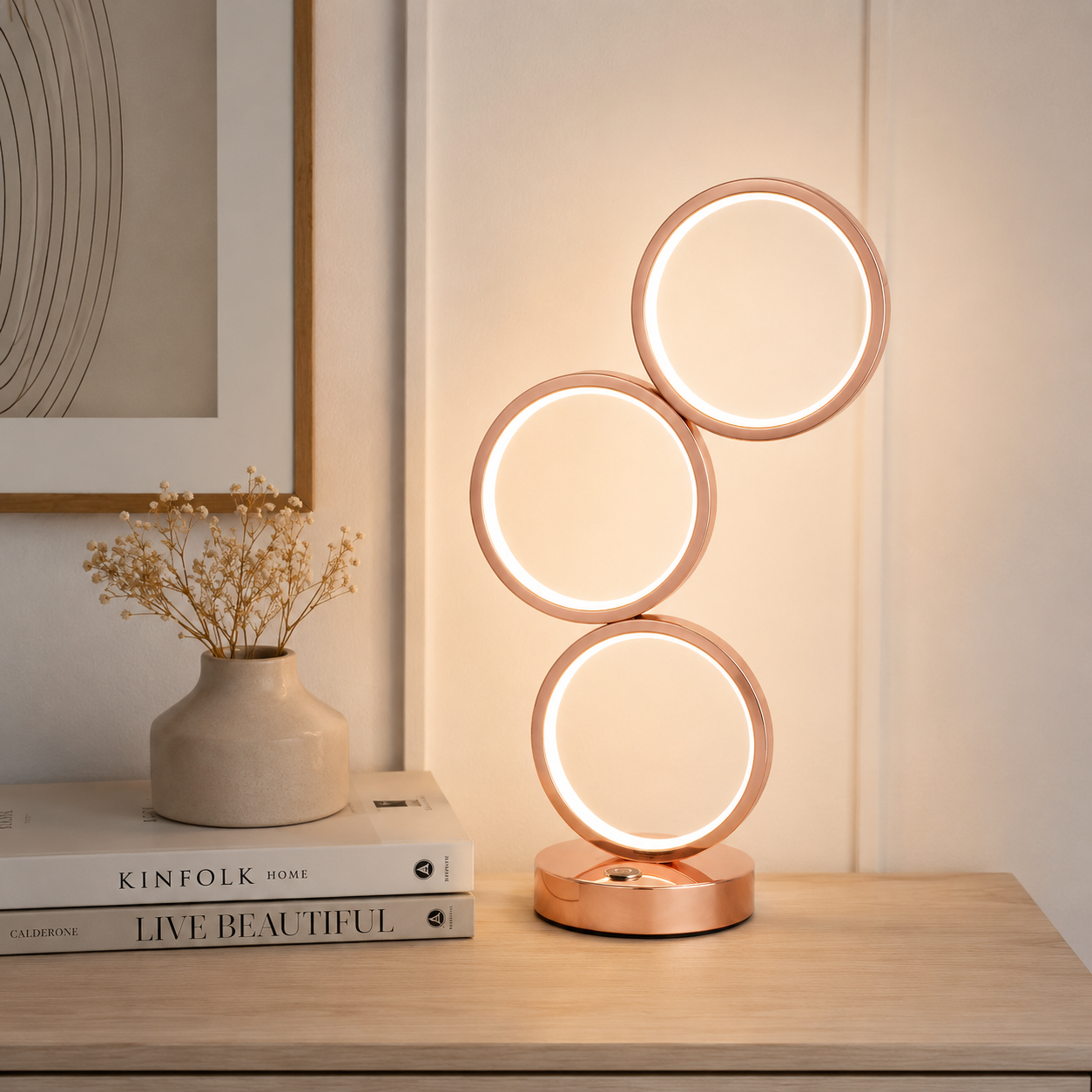 Iva - Rose Gold Table Lamp