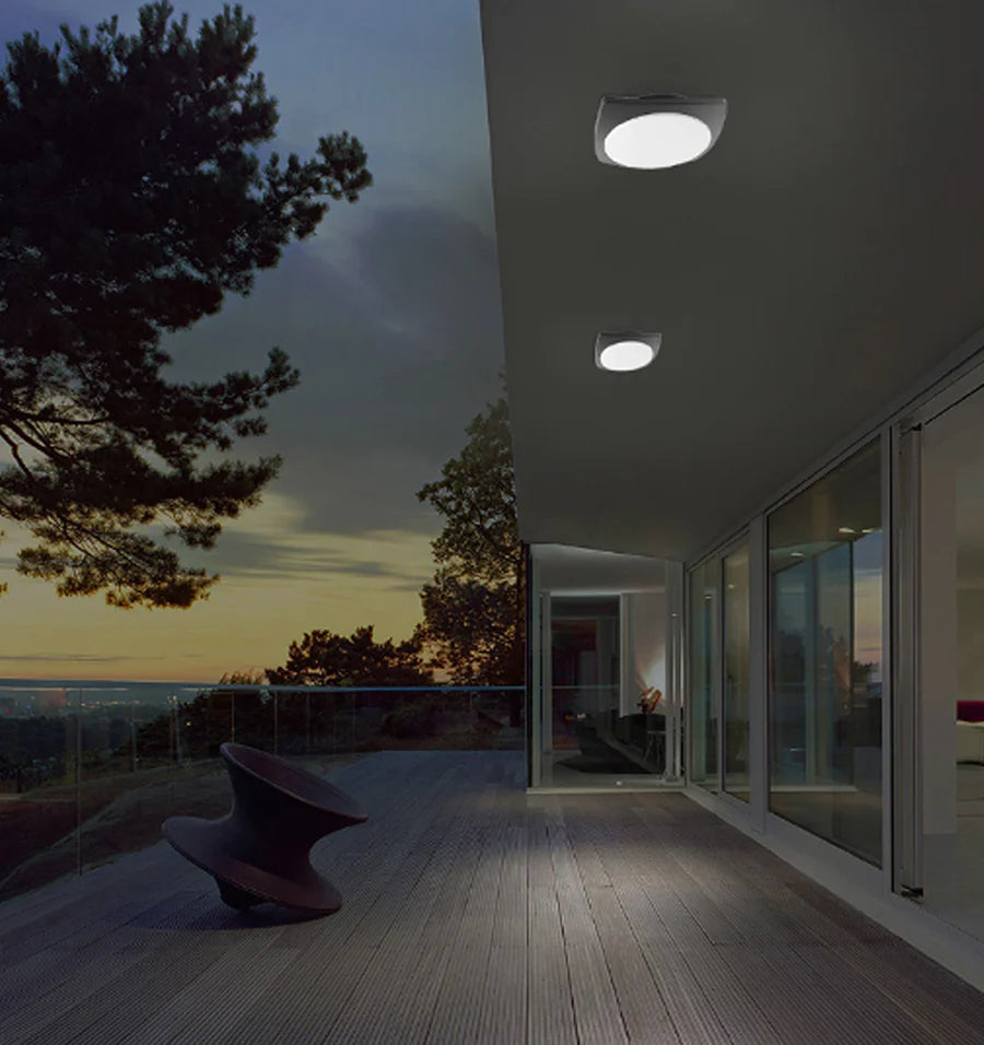 ULAN Exterior LED Square Wall Ceiling Lights IP65