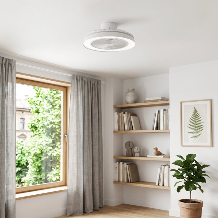 VALLONIA bladeless ceiling fan with RGB LED
