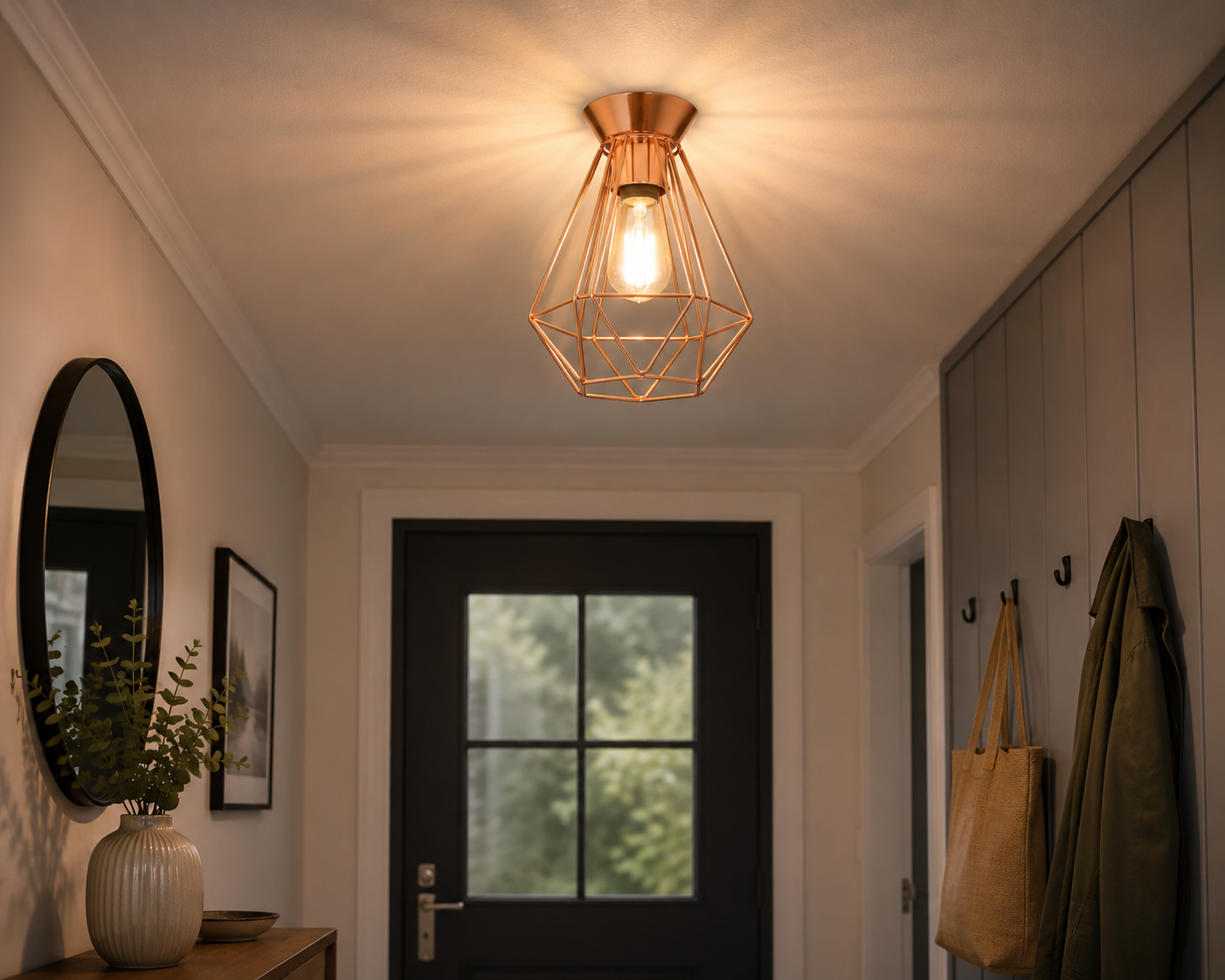 TARBES Copper small DIY batten shade