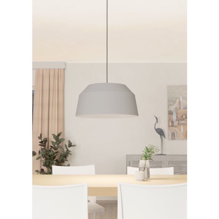 CONTRISA Pendant Light (Large, Black/White)