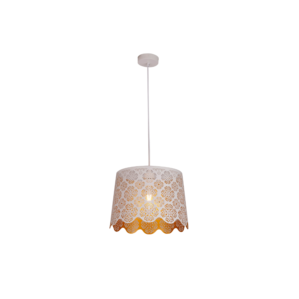 PENSHADE: Interior Slanted with Laser Cut Pendant Lights