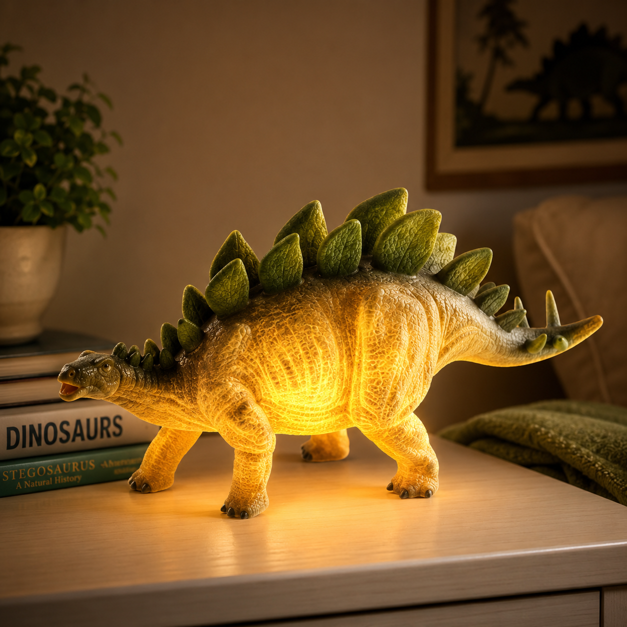 Stegosaurus Table Lamp
