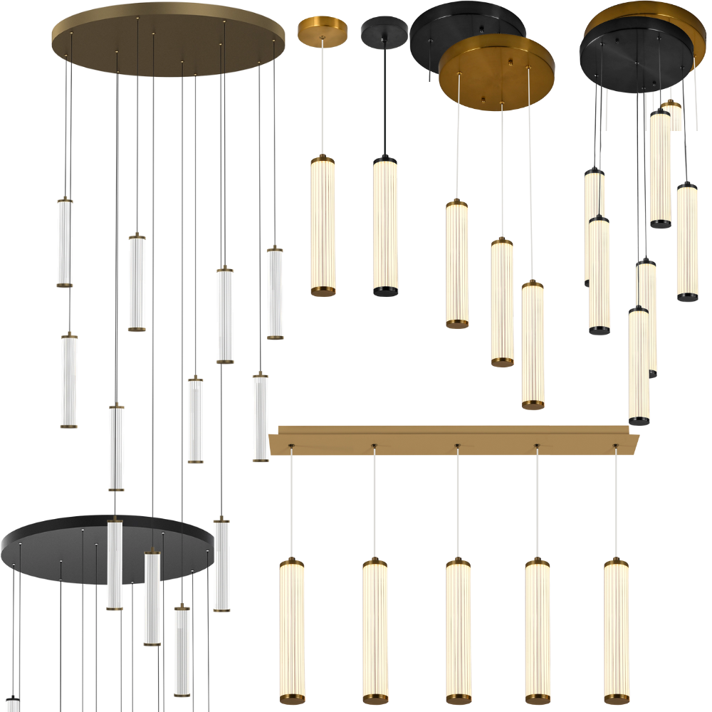 CHARM Modern Linear LED Pendants