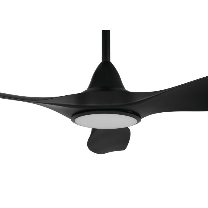 NOOSA 52 DC Ceiling Fan with LED Light (Black)