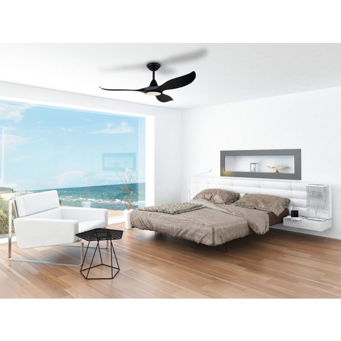 NOOSA 52 DC Ceiling Fan with LED Light (Black)