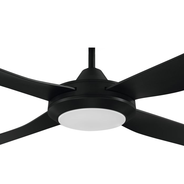 BONDI 48 AC Ceiling Fan with LED Light (Black)