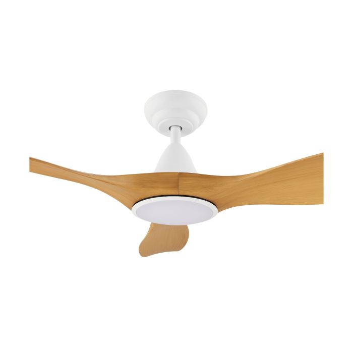 NOOSA 60 DC Ceiling Fan with LED Light (Bamboo/White)