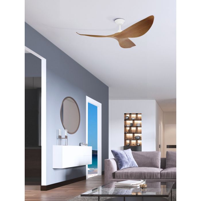 CABARITA 50 DC Ceiling Fan (Bamboo/White)