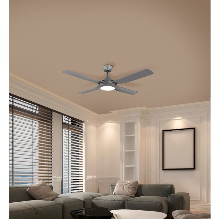 BONDI 52 AC Ceiling Fan with LED Light (Titanium)