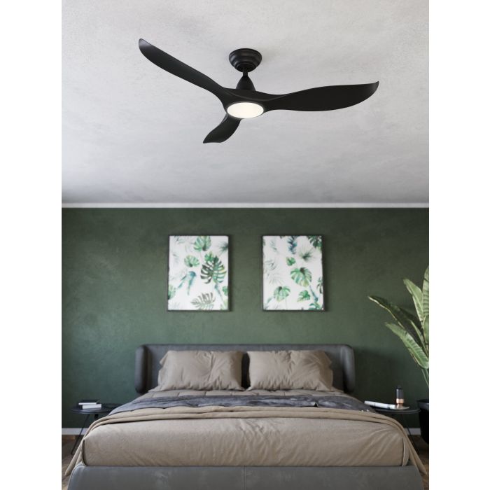 NOOSA 40 DC Ceiling Fan with LED Light (Black)